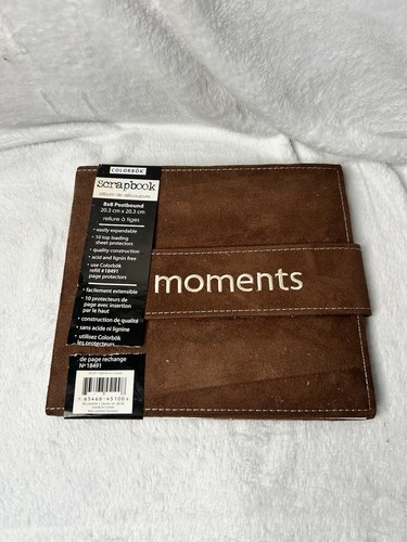 Scrapbook brown suede - 8,