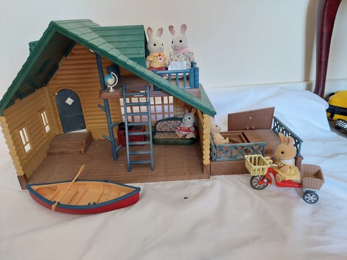 Sylvanian families log cabin - sylvanian,