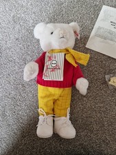 Steiff Rupert Bear Centenary Edition Product Is Opened with Certificate