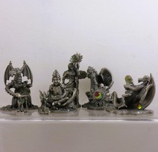 7 x WAPW Tudor Mint Myth & Magic Pewter Figures - 2kg Pewter