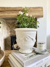 White Ceramic Crackle Graze