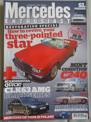 Mercedes enthusiast oct - oct, 2015