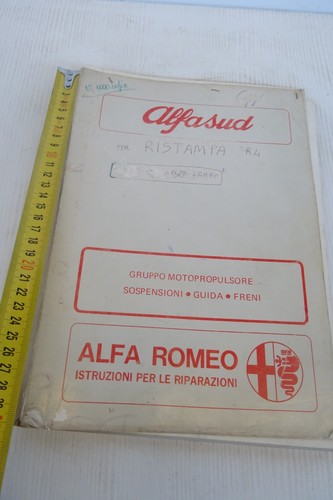 Alfa sud manual engine repair - alfa,