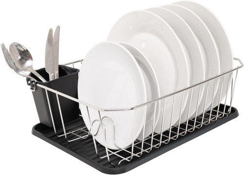 Stainless steel dish - stainless, drainer
