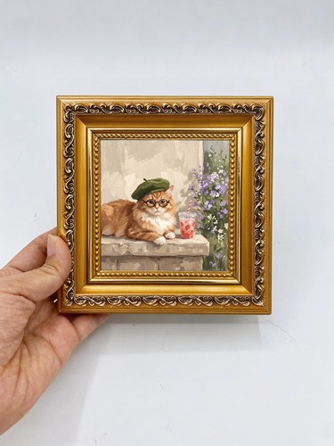 Vintage ginger cat - ginger,