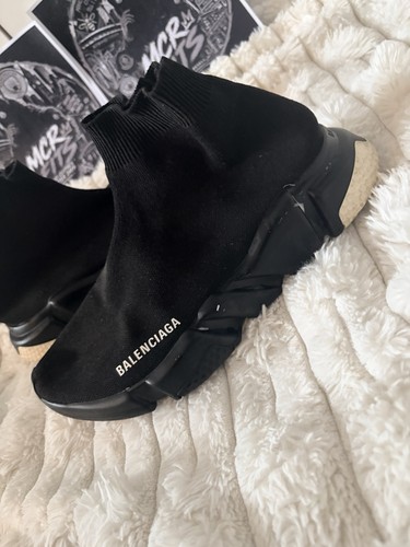 Balenciaga speed black - black, sock