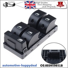 8E0959851B FOR AUDI A4 B6 B7 DRIVER SIDE ELECTRIC POWER WINDOW CONTROL SWITCH UK
