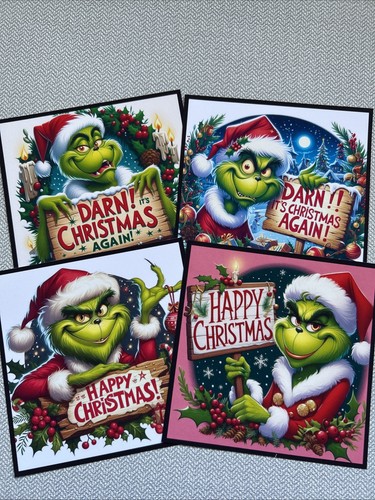 Grinch christmas card - 4,