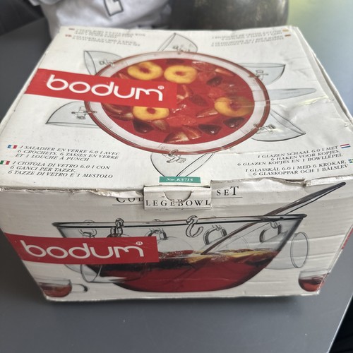 Bodum college glass punch bowl - college,