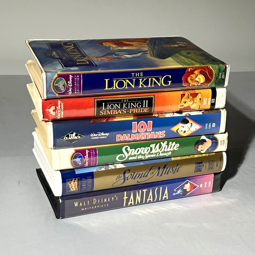 Disney vhs lot - of, 6