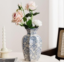 Blue and White Vase, Vintage