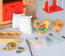Sylvanian Windmill Spares. Old Mill flour, ladder, washing line Calico Critters