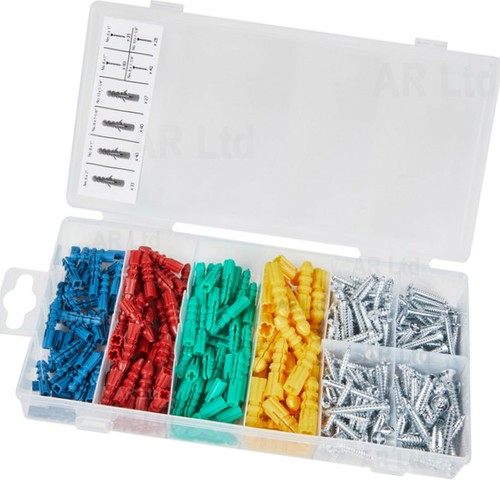 Assorted raw wall anchor - wall,