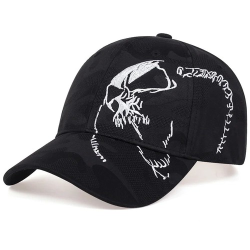 Unisex skull embroidery - unisex,