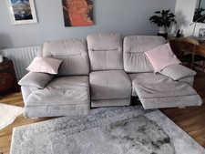 sofa 3 seater recliner. Grey 