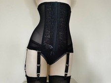 Sheer Mesh Lace Waist Shaping