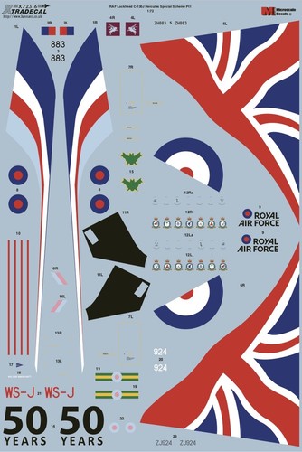 Xtradecal x72316 raf lockheed - x72316,