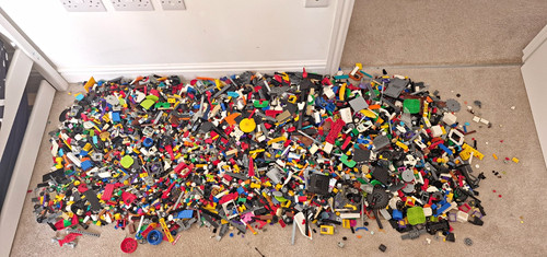 4kg lego job - lot, bulk