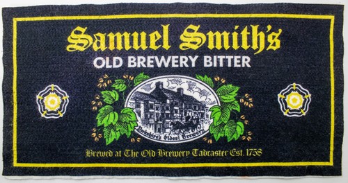 Vintage cloth bar felt runner - bar,