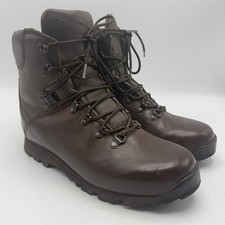 ITURRI Patrol Boots Brown Leather Combat Lightweight British Army Size UK 9 M