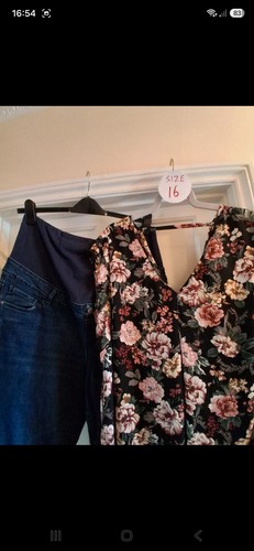 Size maternity jeans and - 16,