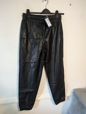 M&S Faux Leather Joggers Brand