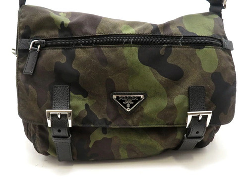 Prada camouflage shoulder bag - prada,
