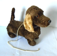 Vintage 1970s Dorable Daksy Obedient Dachshund Dog Toy - Not Working