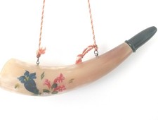 Handcrafted alpine cow horn - handcrafted, horn/
