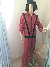 Michael Jackson PVC costume Ex Large with wig