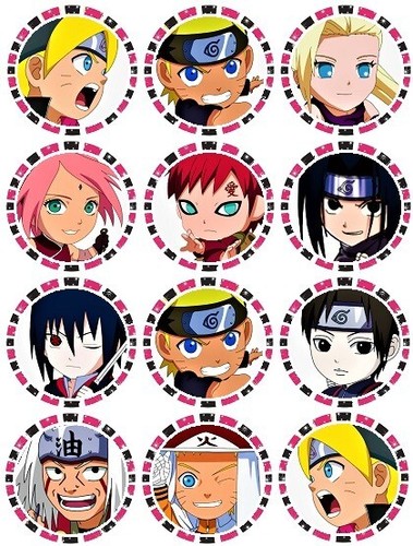 Naruto anime fairy cup - anime, cake
