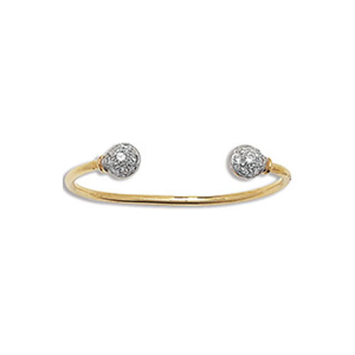 9ct gold solid childs - 9ct, stone