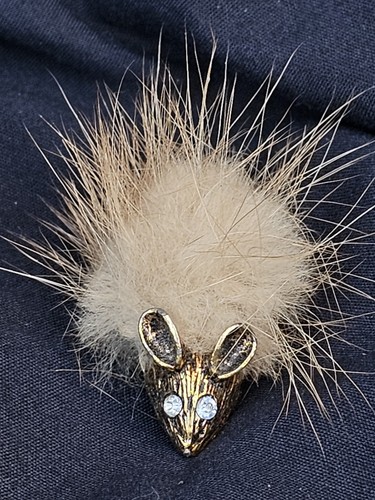Vintage mink fur gold tone - .,