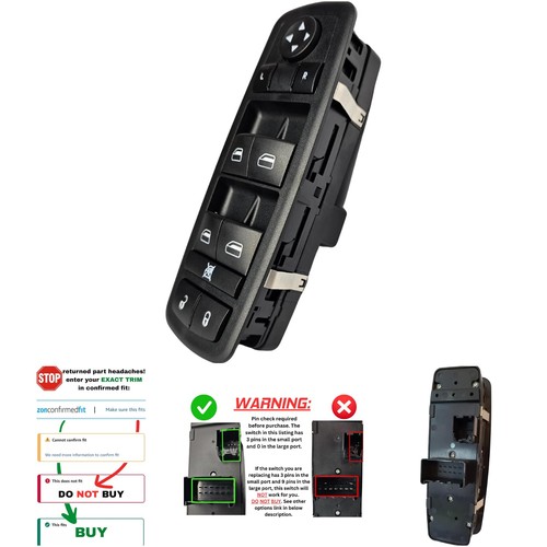 Window master switch 2008 2020 - window, 2008-2020
