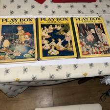 Three Early 20th Century Playbox Annuals ~ 1919~ 1921 ~ 1923