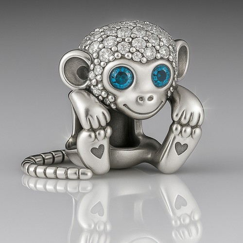 Cheeky monkey bead - monkey,