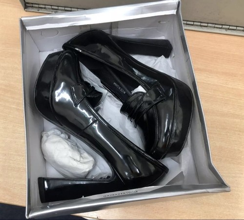 Casandra black real leather - black,