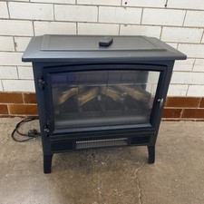 Twin Star Home Electric Fireplace log stove Adjustable Heat and Light Settings