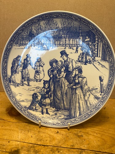 Spode blue white christmas - +,