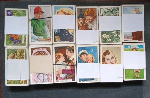 Cigarette cards full sets - cigarette,