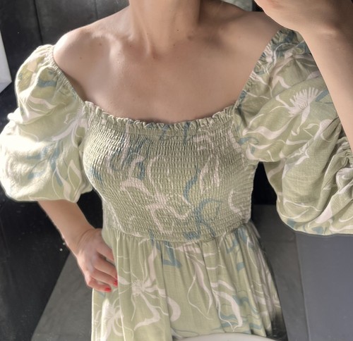 White closet long - linen, dress