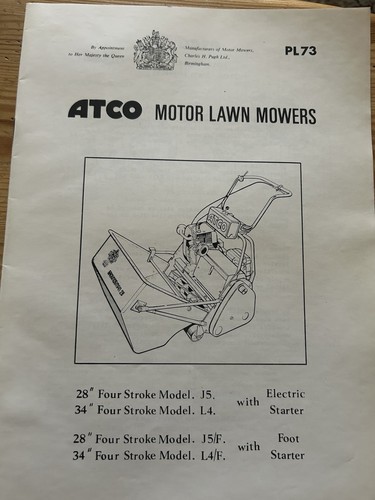 Pl73 atco parts list - pl73.,
