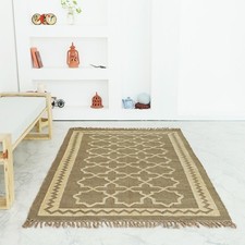 Kilim Rug Dhurrie Wool Jute