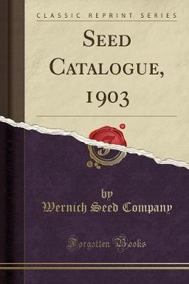 Seed catalogue 1903 - catalogue,,