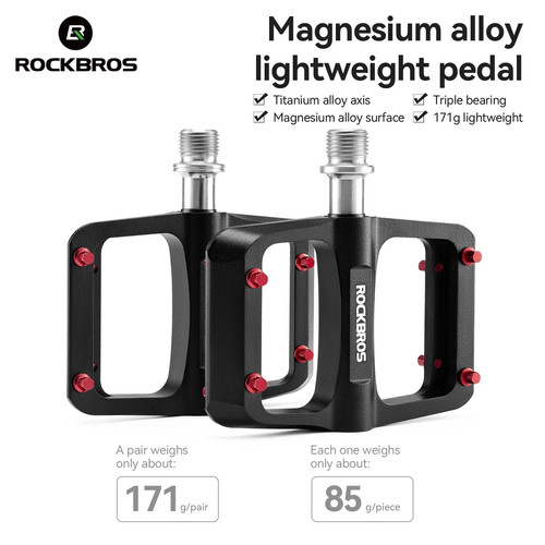Rockbros flat mtb pedals - flat,