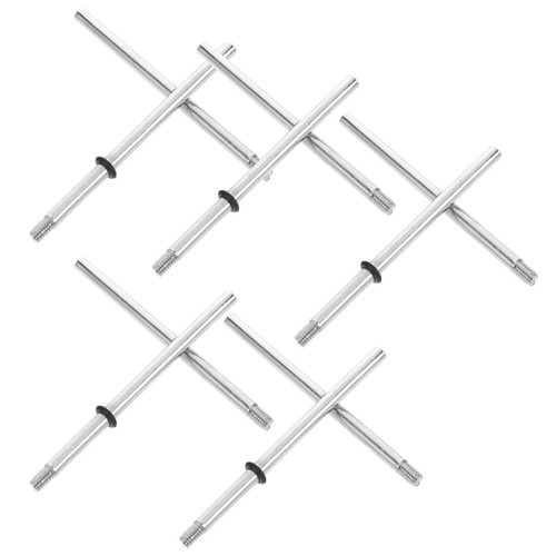 10pcs elegant silver iron - silver,