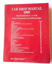 1989 FORD TAURUS AND MERCURY