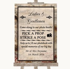 Vintage Pick A Prop Photobooth