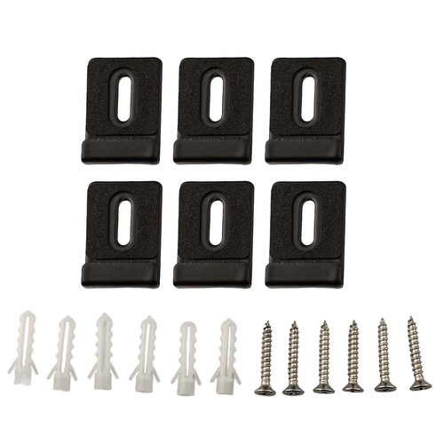 Secure mirror hangers - mirror, wall