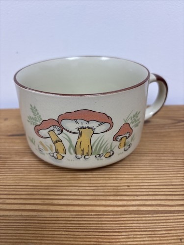 Vintage ceramic mushroom soup - ceramic,